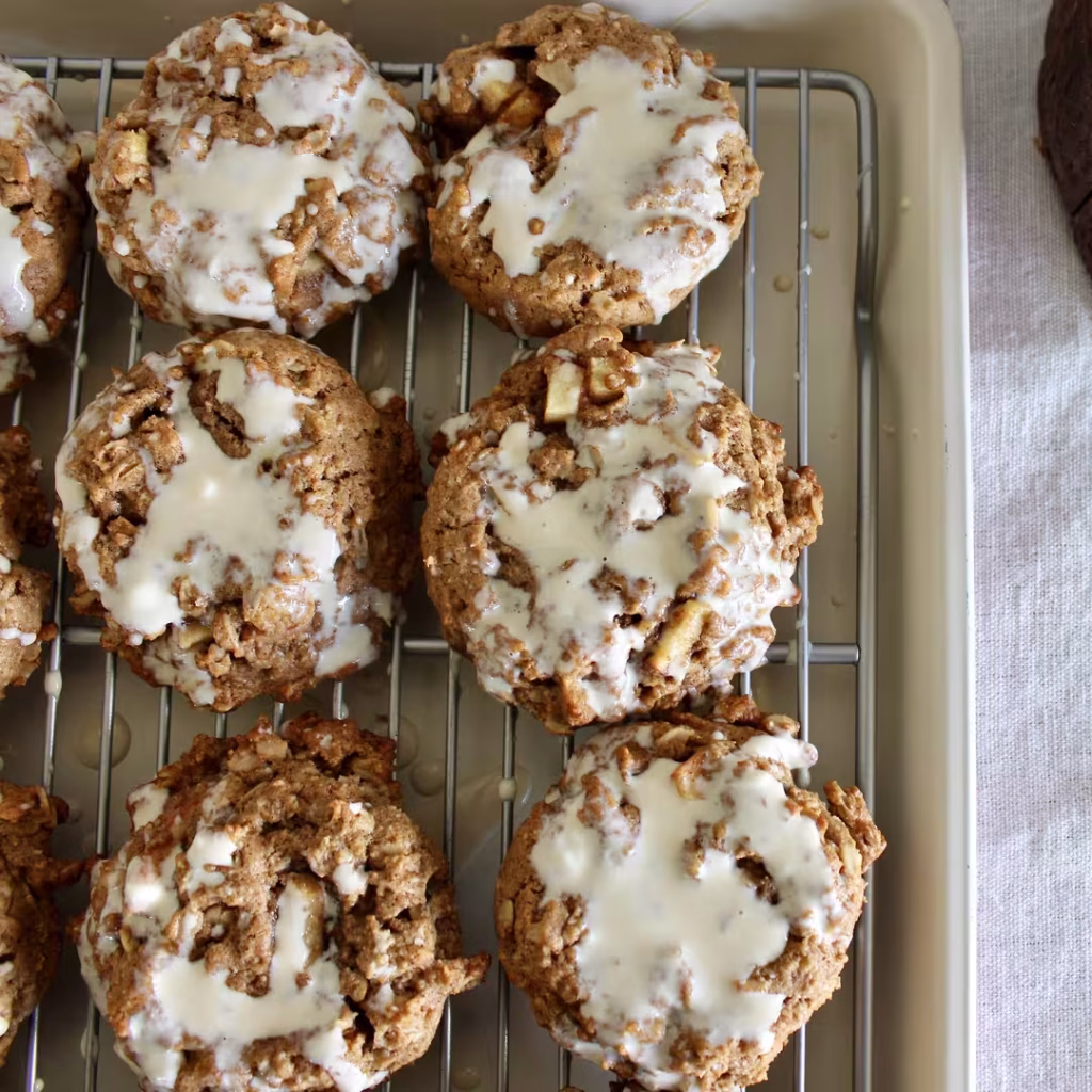 Muffins on a cooling rack
